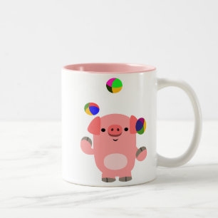Cartographie Jonglage mignon Cochon Mug