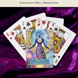 Cartomancy Card Bedeutung des Personalisierten Dec Spielkarten