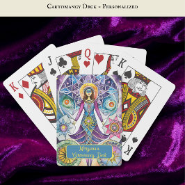 Cartomancy Card Bedeutung des Personalisierten Dec Spielkarten