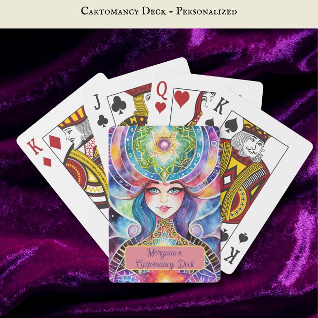 Cartomancy Card Bedeutung des Personalisierten Dec Spielkarten (Von Creator hochgeladen)