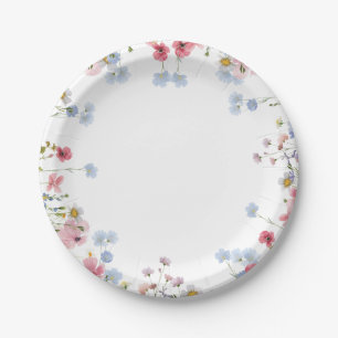 Carton Assiettes Fleur de Fleurs en Fleur Sauvage