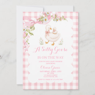 Carton de faire-part de baby shower Silly Goose Vi