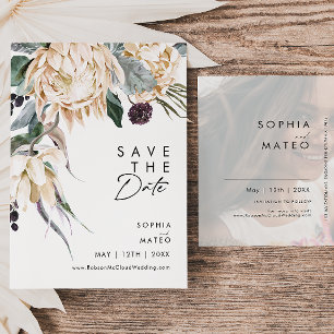 Carton de faire-part de mariage à photo avec écrit