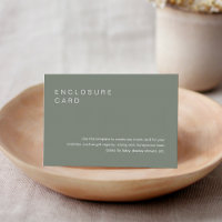 Carton d'invitation encart SAGE Bohemian