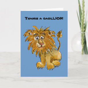 Carton Lion Merci Cartes