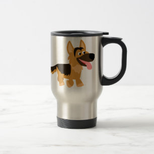 Carton mignon allemand Berger Chien Commuter Mug