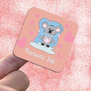 Carton mignon Koala Stickers Récompenses pour enfa