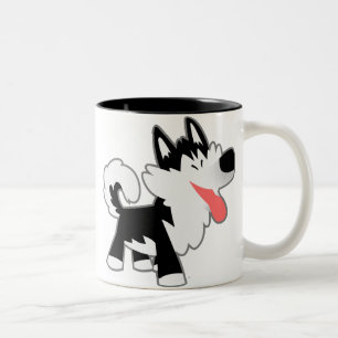 Carton mignon Mug Husky Sibérien