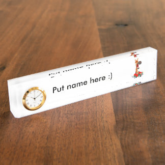 Carton Motorisé mignon Nom du cheval Plaque avec h