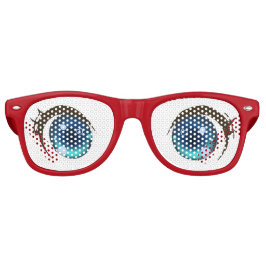 Carton Open Round Eyes Partybrille