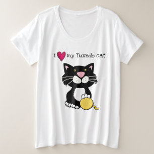 Carton Tuxedo Tee - shirt de chat