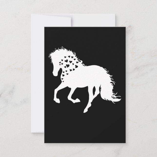 Cartons Réponse 2- Chemise Cheval, Aiguille Cheval, Cheval Filles (Devant)