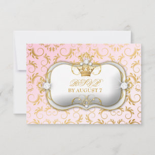 Cartons Réponse 311 Ciao Bella Golden Divine Rose Baby Shower