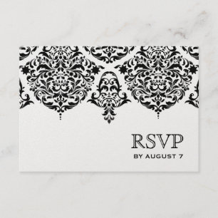 Cartons Réponse 311 Mon Cherie Damask Black Ice Paper