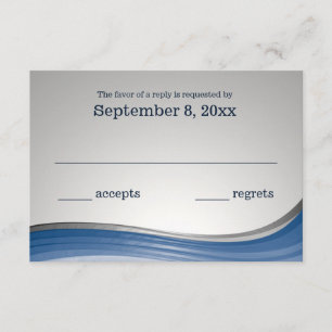 Cartons Réponse Acier Wave Blue et Silver Response