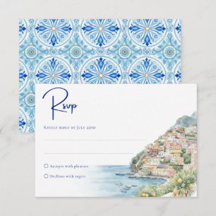 Cartons Réponse Amalfi Coast Amore   Mariage au bord de la mer à l