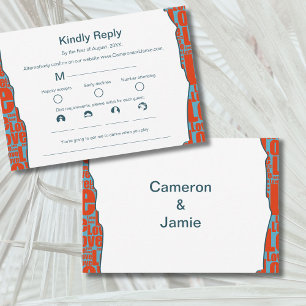 Cartons Réponse Amour irrégulier Bordure Participation Diet Musiqu