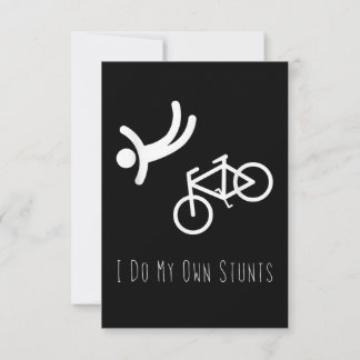 Cartons Réponse amoureux de vélo - je fais mes propres cascades bm