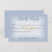 Anneaux Mariage or sur Mariage bleu