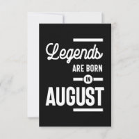 Août Anniversaire Les Légendes Cadeaux Sont Nés En