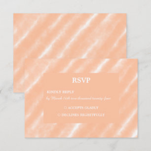 Cartons Réponse Aquarelle couleur Fuzz Peach Motif Abstrait