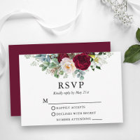 Aquarelle Flore Vert Mariage Bourgogne
