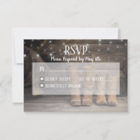 Barne & Bottes Rustique Cowboy Mariage de l'Ouest