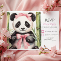 Bébé Panda ours Baby shower fille