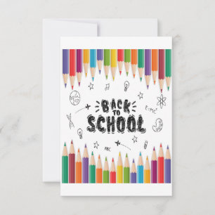 Cartons Réponse Bienvenue À L'École Chemise, Premier Jour De L'Éco