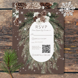 Cartons Réponse Boho Cocoa Pine Winter Sparkhe QR Code