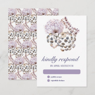 Cartons Réponse Boho Dandelion Floral Pagan Handfasting