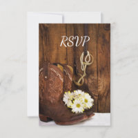 Botte de cowboy, marguerites, mariage à la pointe