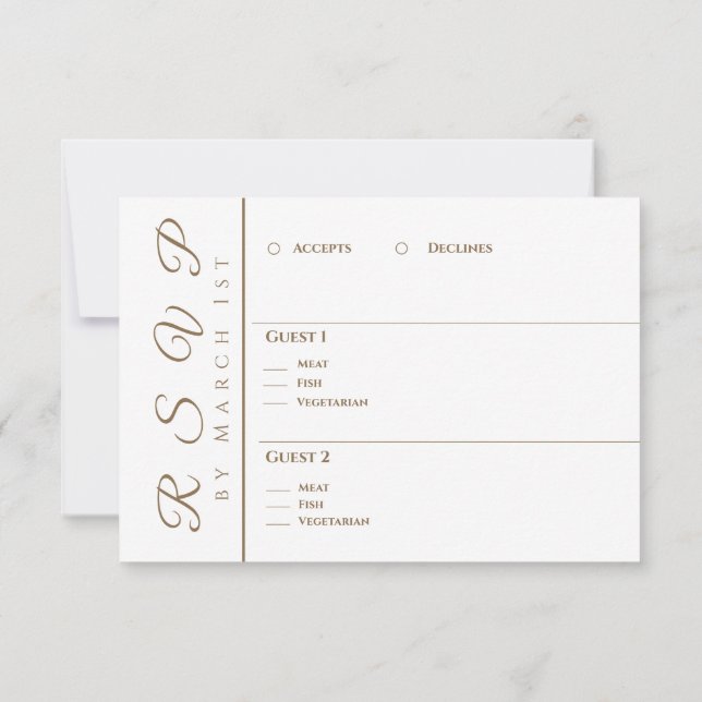 Cartons Réponse Bouquet de fleurs neutres - Mariage blanc (Dos)