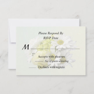 Cartons Réponse Bouquet in Shades of White and Yellow
