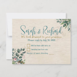 Cartons Réponse Broussage & Sage avec Mariage de remplissage aquar