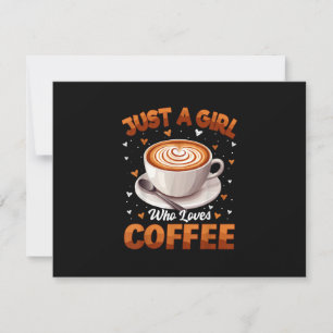 Cartons Réponse Café Filles Femmes Juste Une Fille Qui Aime Café