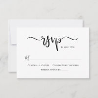 Calligraphie minimaliste élégante Script Mariage R
