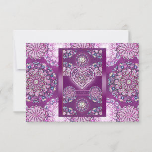 Cartons Réponse Cardinal Red Rosace