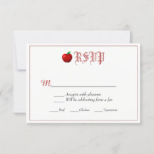 Carton d'invitation pour un mariage de conte de fé