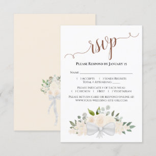 Cartons Réponse Champagne Blush Peach Aquarelle Rose Mariage