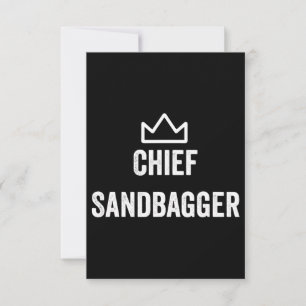 Cartons Réponse Chef Sandbagger Golf mème Bjj Chess Sandbag