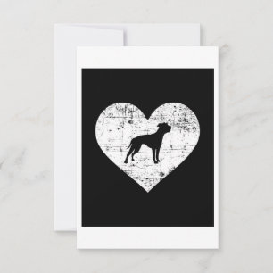 Cartons Réponse Chien de coeur américain de Bulldog