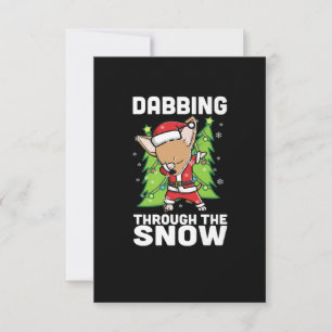 Cartons Réponse Chien de Noël du Chihuahua de Neige