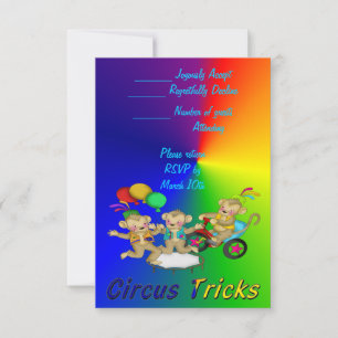 Cartons Réponse Circus Tricks
