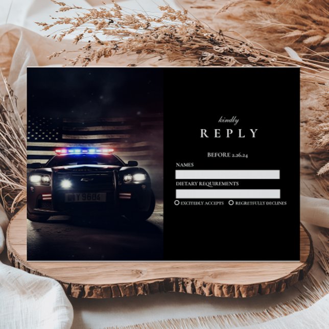 Cartons Réponse Classic Police Academy Graduation (Créateur téléchargé)