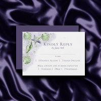 Coastal Chic | Purple and Lime Green Entree Choice