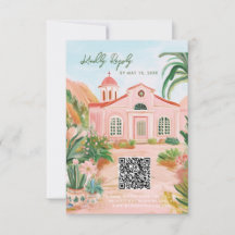 Code QR de destination rose Mexique