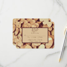 Coeur rustique en bois