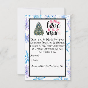 Cartons Réponse Collecte de fonds pour les abris de Noël