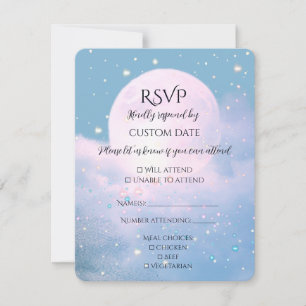 Cartons Réponse Collection de mariage atmosphérique Moonlight Shim